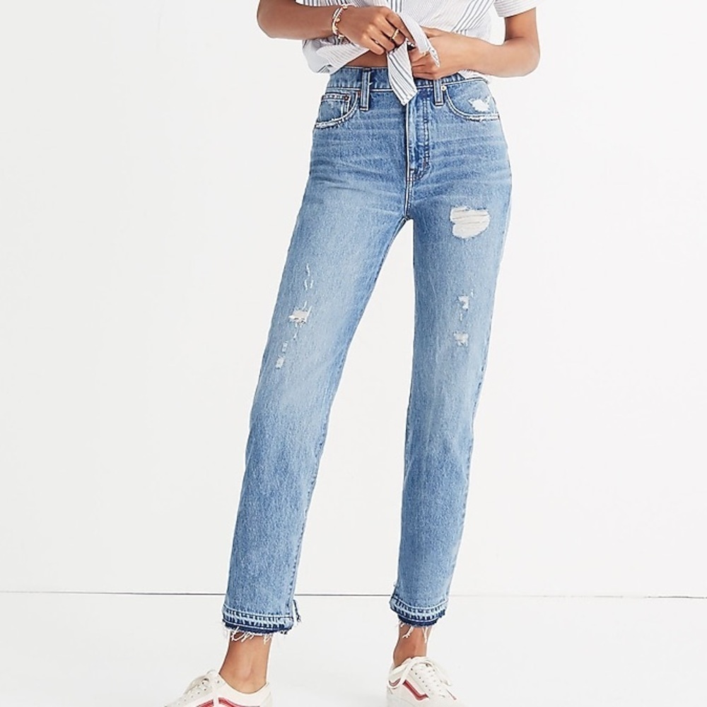 Madewell Light Blue Straight Leg Jeans